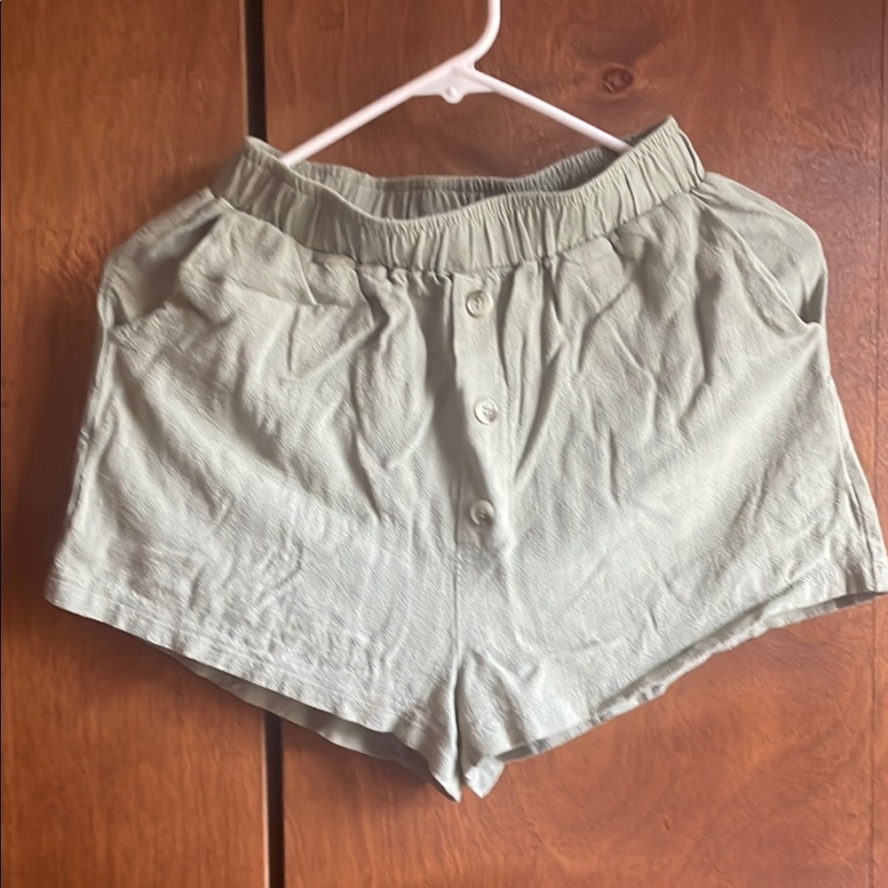 Women's Green Shorts